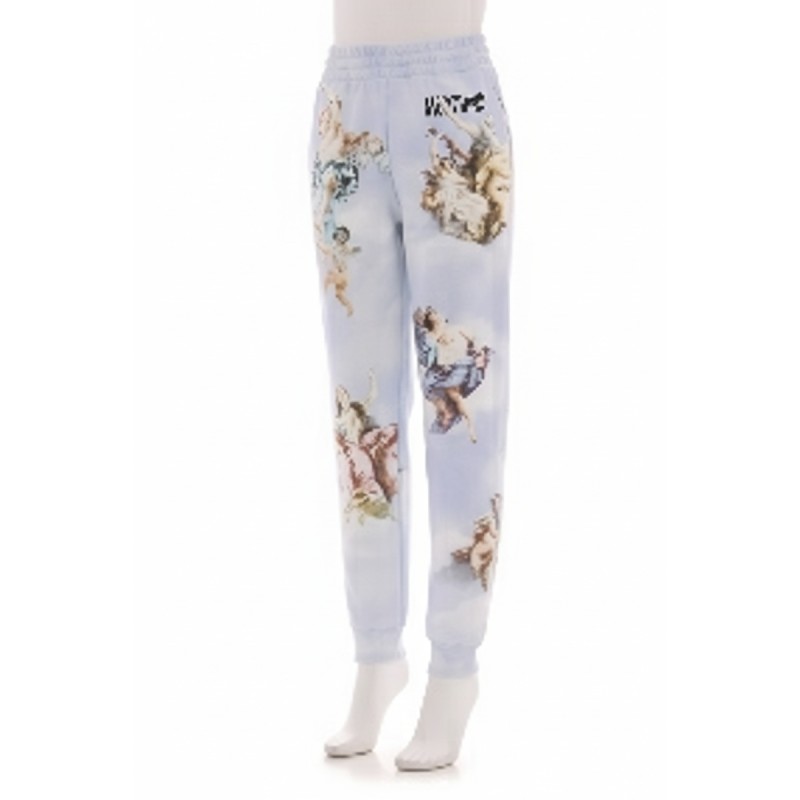 Moschino Cherub Print Track Pants Blue