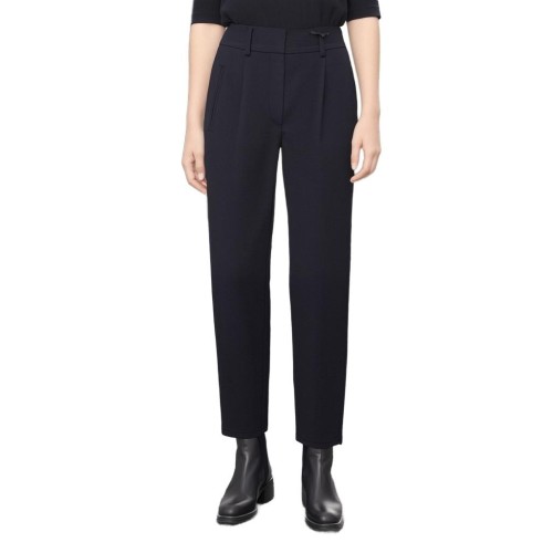 Moschino High Waist Tailored Trousers Navy