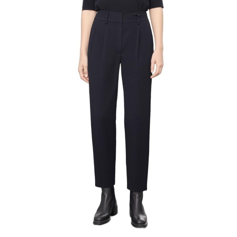 Moschino High Waist Tailored Trousers Navy
