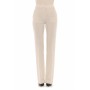 Moschino High-Waisted Wool Trousers Beige