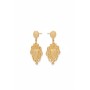 Moschino Sacred Heart Drop Earrings Gold