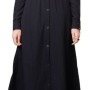Moschino Military Button-Front Maxi Dress Navy