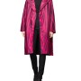 Moschino Metallic Pink Long Coat