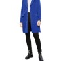 Moschino Royal Blue Wool Blend Coat