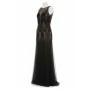 Moschino Beaded Evening Gown Black