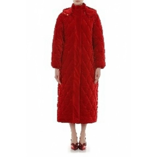 Moschino Red Sequined Long Coat