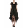 Moschino Sequined High-Low Dress Black