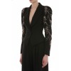 Moschino Embellished Sequin Blazer Black