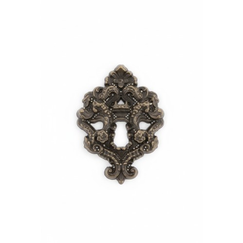 Moschino Ornate Brass Statement Ring