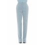 Moschino Ribbed High-Waisted Trousers Light Blue