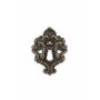 Moschino Ornate Brass Statement Ring