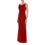 Moschino Chain Strap Evening Gown Red