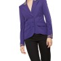 Moschino Purple Embellished Double-Breasted Blazer