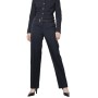 Moschino Navy Wool Business Trousers