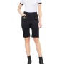 Moschino Cross Detail High-Waist Shorts Black