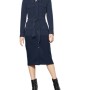 Moschino Navy Military Shirt Dress