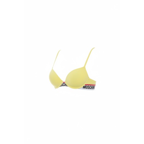 Moschino Lime Yellow Push-Up Bra