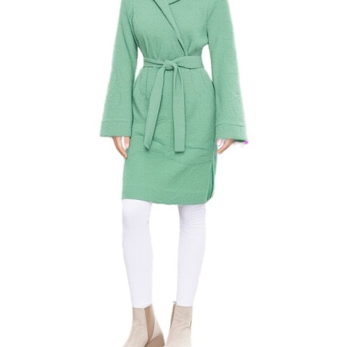 Moschino Hooded Cotton Bath Robe Green