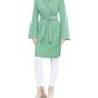 Moschino Hooded Cotton Bath Robe Green