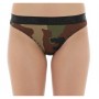 Moschino Camouflage Print Thong Green
