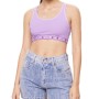 Moschino Logo Band Sports Bra Pink