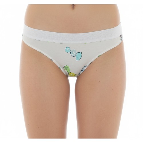 Moschino Floral Print Brief White