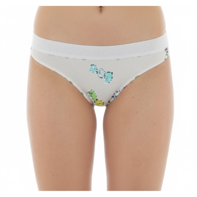 Moschino Floral Print Brief White