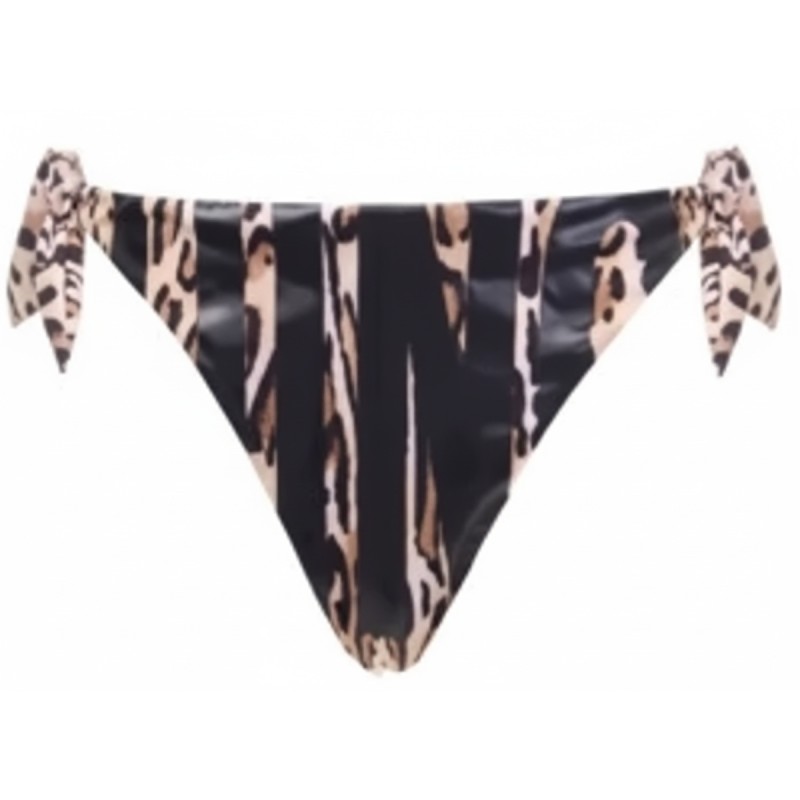 Moschino Animal Print Bikini Bottom Multicolor