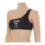 Moschino One Shoulder Bikini Top Black