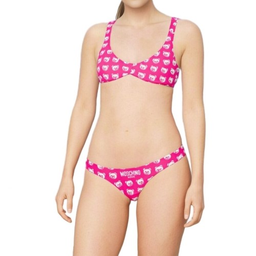 Moschino Teddy Bear Bikini Set Pink