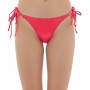 Moschino Coral Pink Tie-Side Bikini Bottom