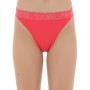 Moschino Coral Lace Trim Bikini Bottom