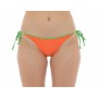 Moschino Orange Green Trim Bikini Bottom