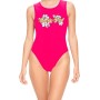 Moschino Island Floral One-Piece Swimsuit Pink