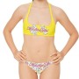 Moschino Daisy Script Yellow Bikini Top