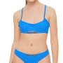 Moschino Logo Bikini Set Blue
