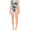 Moschino Tropical Floral One-Piece Swimsuit Multicolor