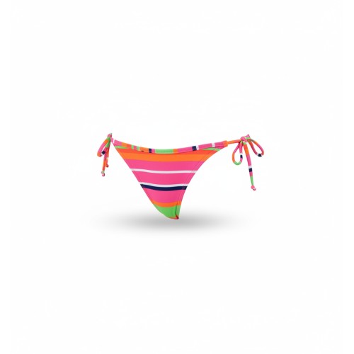 Moschino Rainbow Stripe Bikini Bottom Multicolor