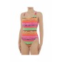 Moschino Multicolor Striped One-Piece Swimsuit
