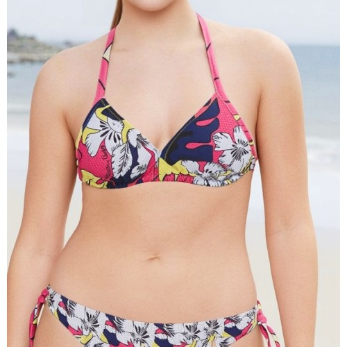 Moschino Floral Tropical Halter Bikini Top Multicolor