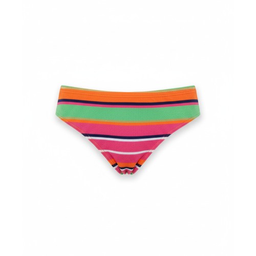 Moschino Rainbow Striped Bikini Bottom Multicolor
