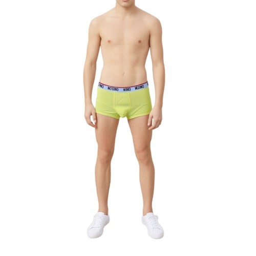 Moschino Yellow Cotton Trunk 2-Pack