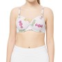 Moschino Candy Print Underwire Bra Multi White