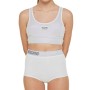 Moschino Cotton Sports Bra Set White