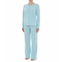 Moschino Light Blue Henley Pajama Set