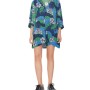 Moschino Tropical Floral Shirt Dress Navy