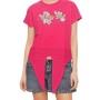 Moschino Floral Pink Split T-shirt