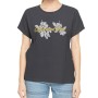 Moschino Floral Script Cotton T-shirt Black