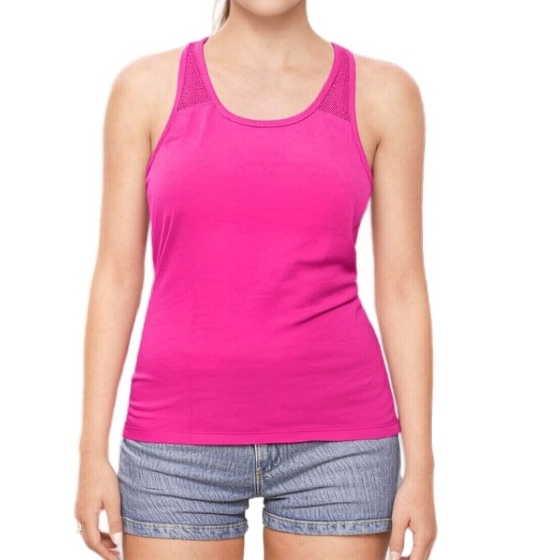 Moschino Mesh Detail Tank Top Pink