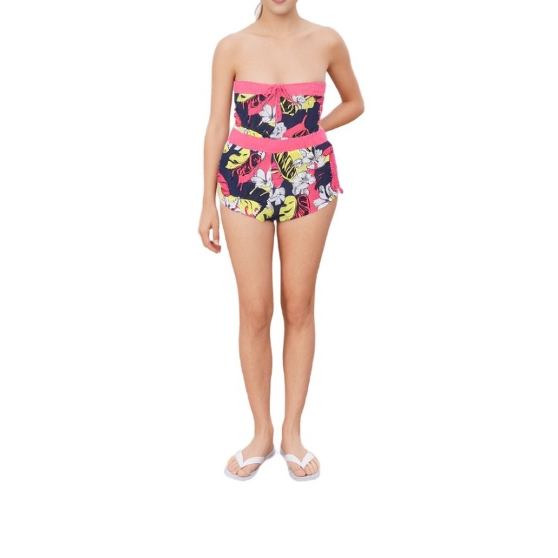 Moschino Tropical Floral Beach Shorts Multicolor